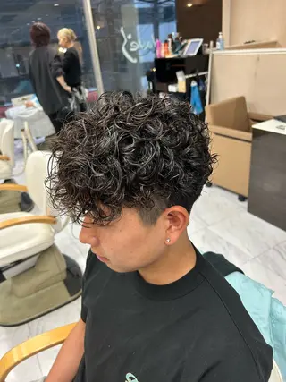 ショート パーマ メンズ メンズパーマ 💈後閑和真💈のヘアスタイル