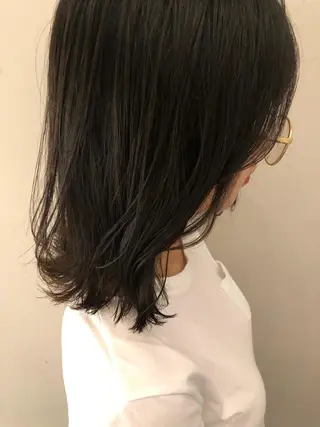 ミディアム カラー ヘアアレンジ ショートボブ💗 ヤマネシオリのヘアスタイル