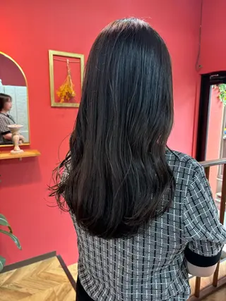 ロング 大久保 愛のヘアスタイル