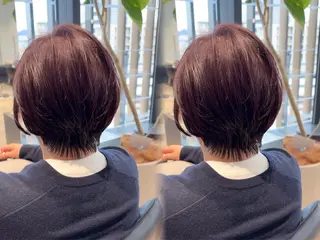 ショート メンズバレイヤージュ 斉藤春のヘアスタイル