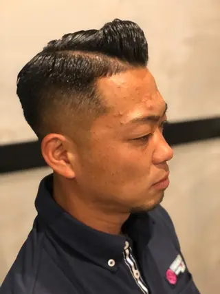 ショート メンズ BARBER SHOP FOURSEASON所属・OHNISH RYUSEIのヘアスタイル