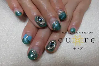 ショート ネイル ネイルサロン Cureのネイルデザイン
