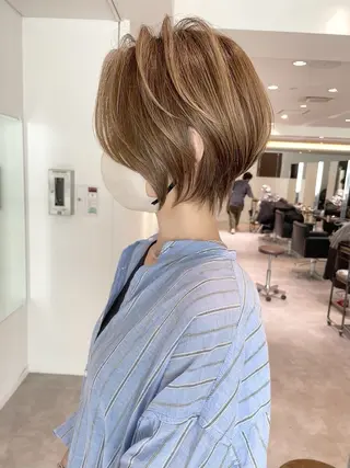 ショート 銀座ショート 西一治のヘアスタイル