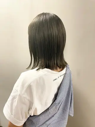 ミディアム カラー パーマ ヘアアレンジ メンズ キッズ ネイル マツエク・マツパ tatsumi/ボブ ウルフ/レイヤーのヘアスタイル