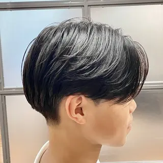 ミディアム パーマ メンズ 韓国ヘア/毛流れヘア 花田真のヘアスタイル