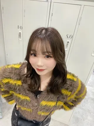 ミディアム カラー ヘアアレンジ ボブ /ニュアンス/ satomi🧸💖のヘアスタイル