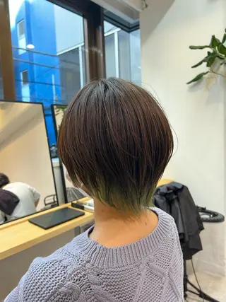 ショート カラー Stir Maison 大宮所属・ryuma/ボブ /透明感カラーのヘアスタイル