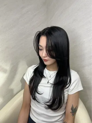 ロング 韓国×髪質改善 蓮池 翼のヘアスタイル