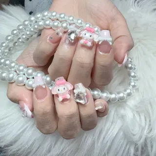 ネイル 🎀nana🫧 ワンホンネイル🎀のネイルデザイン