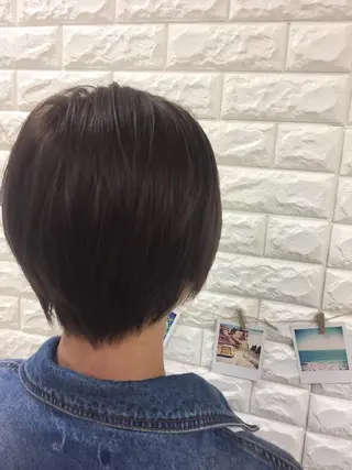 ショート 似合わせ.ﾍｱｾｯﾄ 得意🌹井上美沙のヘアスタイル