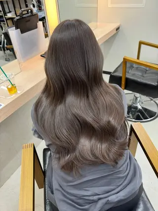 ロング カラー ALEAP owl 平野 宏樹のヘアスタイル