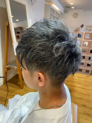ショート カラー メンズ Hair Musee   柱店所属・topstylist 吉住 早織のヘアスタイル