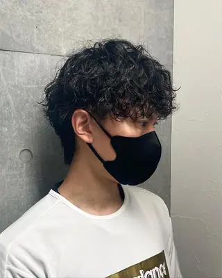 パーマ メンズ メンズモテパーマ💙 fuwaのヘアスタイル