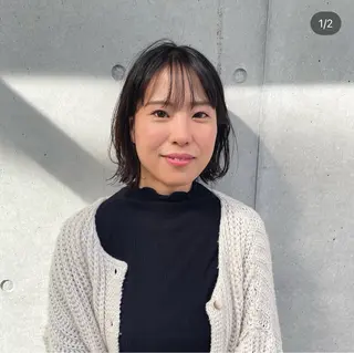 ショート カラー ショートウルフくせ毛 お任せくださいのヘアスタイル