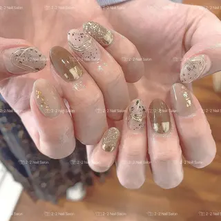 ネイル Shis_🦄shi 韓国風キラキラネイルのネイルデザイン
