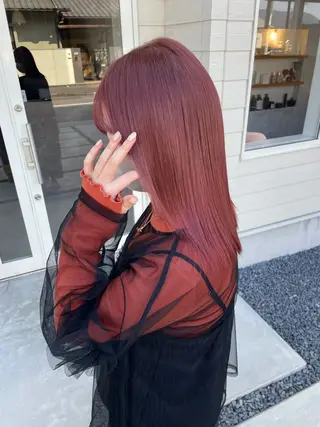 セミロング カラー Matsubara asuka  ☪︎のヘアスタイル