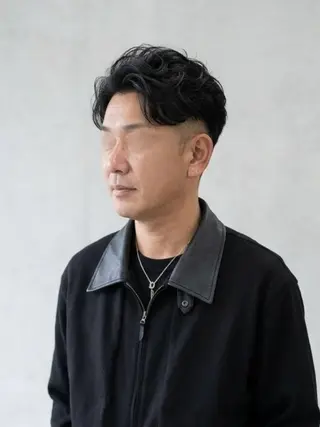 ショート メンズ 大人メンズパーマ /石川瑠青のヘアスタイル