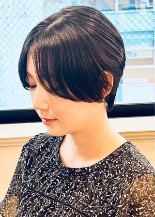 ショート カラー Realme  京都四条烏丸ドゥエby  yk所属・小塚 耀介✂︎ ショートボブ特化のヘアスタイル