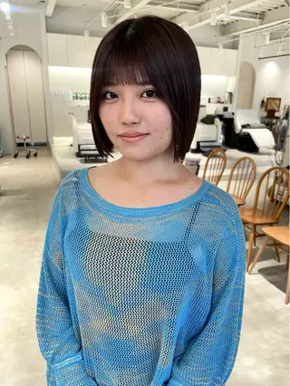 ショート 林 千聖のヘアスタイル