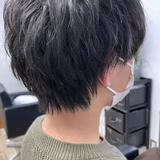 メンズ ブリーチダブルカラー 【koide】のヘアスタイル