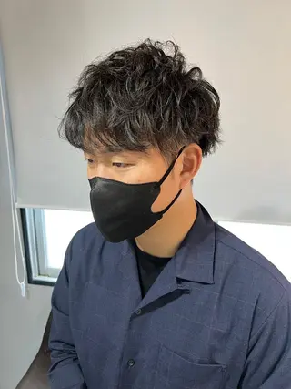 メンズ 【髪質再整&黄砂除去 カラー】⚜️ぐっちのヘアスタイル