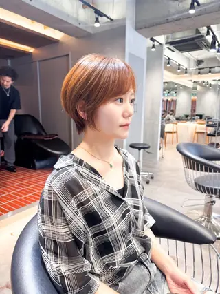 ショート カットが得意 🫧ショートボブ🫧のヘアスタイル