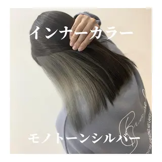 ミディアム カラー ヘアアレンジ VIM hairおもろまち店のヘアスタイル