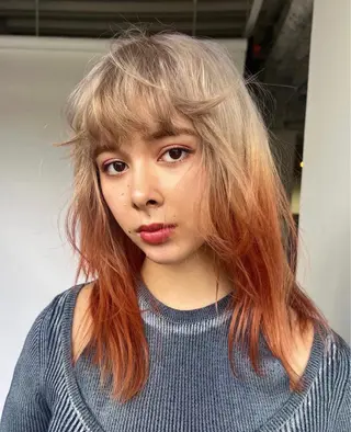 ロング カラー 高発色ブリーチ/ ハイレイヤー🪽aiのヘアスタイル