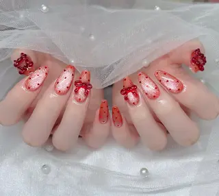 ネイル 🎀PG🩵 ネイルサロンのネイルデザイン