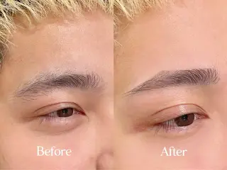 メンズ アイブロウ men'sアイブロウ まつ毛パーマ/さちのマツエク・マツパデザイン