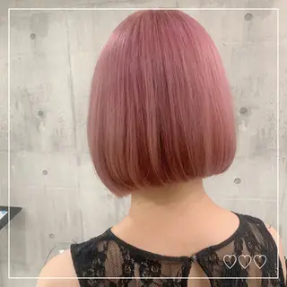 ショート カラー ヘアアレンジ 💕ブリーチ/ヘアメ 🎀YUUKAのヘアスタイル