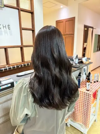 ロング カラー ブランシェ神領店 稲垣 葵のヘアスタイル