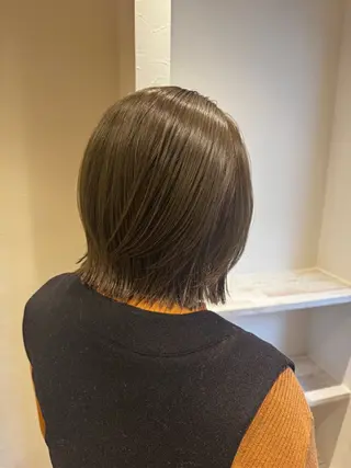 ミディアム カラー 矢場町/ダブルカラー /レイヤー/アリサのヘアスタイル