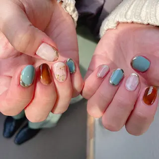 ネイル To Me Nail所属・🩵 mei🩵のネイルデザイン