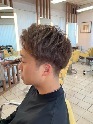 カラー メンズ 新井 翼/銀座 メンズお任せくださいのヘアスタイル