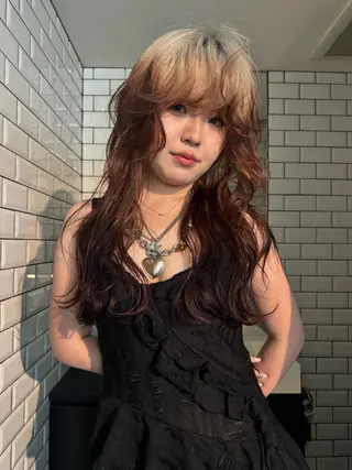 カラー パーマモデル募集/ 渋谷/TAIKIのヘアスタイル