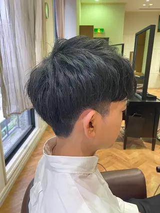 ショート メンズ 溝口 槙里也のヘアスタイル