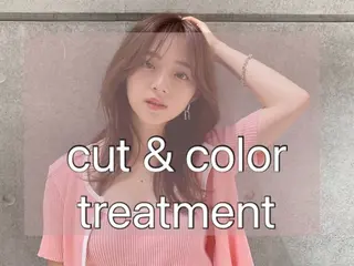 ミディアム カラー 🫧レイヤーカット/ 韓国ヘア🫧白石輝のヘアスタイル