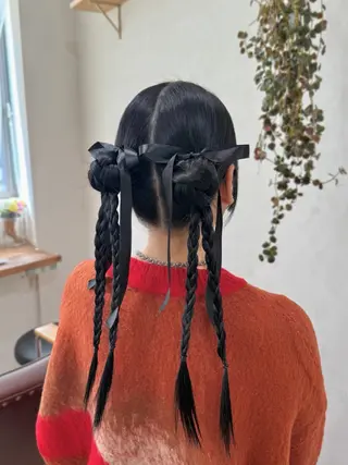 ヘアアレンジ モテhair♡.* ﾏﾂｴｸ/さくら🍨のマツエク・マツパデザイン