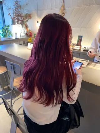 ロング カラー ブリーチ/アレンジ 天満/chihiroのヘアスタイル