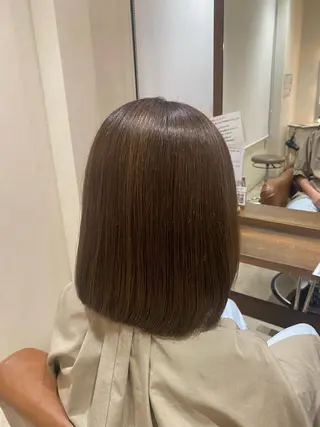 ミディアム カラー spin hair桂 高宮彩花のヘアスタイル