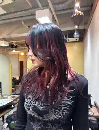 ミディアム ブリーチ/ハイトーン /心斎橋/カノンのヘアスタイル