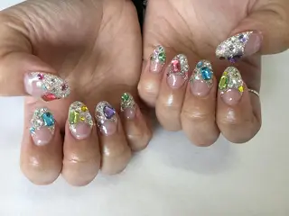 ネイル 💎🐰 saki. m 🐰💎のネイルデザイン