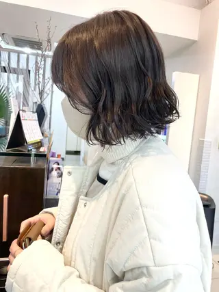 ミディアム 美容学生必見❣️お得 クーポン有り💓池辺のヘアスタイル