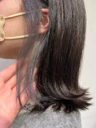 ミディアム カラー 【暖色カラー特化】 中山由梨のヘアスタイル