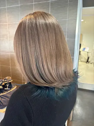 ミディアム カラー ブルーバイブレーション所属・中山 美空🌙のヘアスタイル