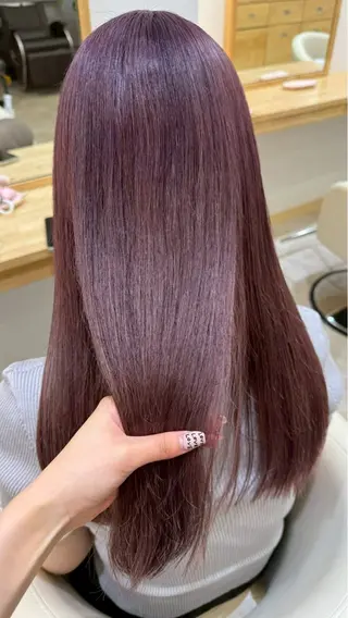 ロング カラー ブリーチなし艶カラー /いくののヘアスタイル