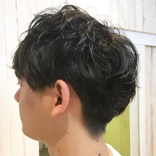 パーマ メンズ 松田 和樹のヘアスタイル