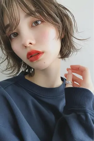 ショート カラー lana hair 新宿/髪質改善/韓国のヘアスタイル