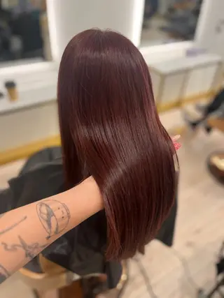 ロング カラー hair salon lien所属・タブチ ヒナコのヘアスタイル